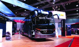 The world premiere of the Setra TopClass 500 family.