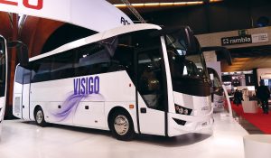 The new Visigo is the largest coach by Isuzu built so far.