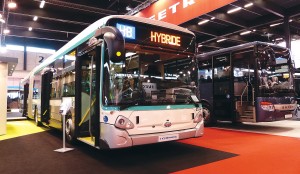 A Heuliez with BAE Systems hybrid drive for RATP, Paris.
