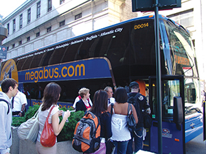 Megabus.com, a subsidiary of Coach USA, is one of the largest city-to-city express bus service providers in North America.