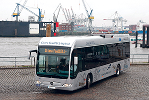 Hartmut Schick has long-term confidence in fuel cell buses.