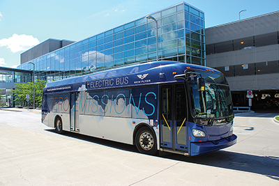New Flyer’s Xcelsior® 40-foot battery-electric bus