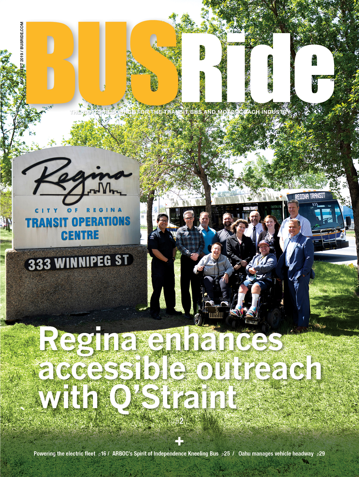 Regina enhances accessible transit with Q'Straint