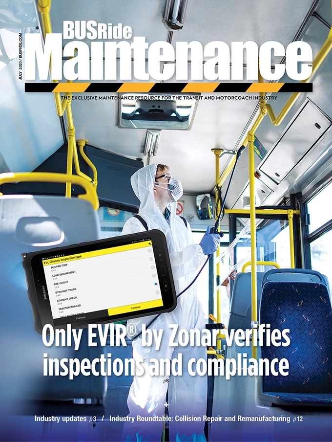 Only EVIR by Zonar verifies inspections and compliance