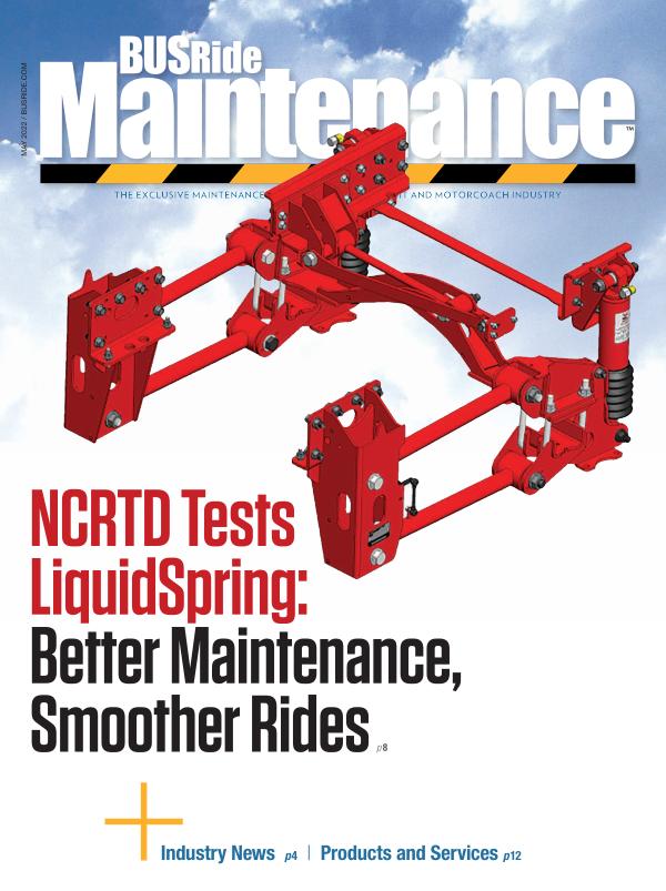 NCRTD Tests LiquidSpring: Better Maintenance, Smoother Rides